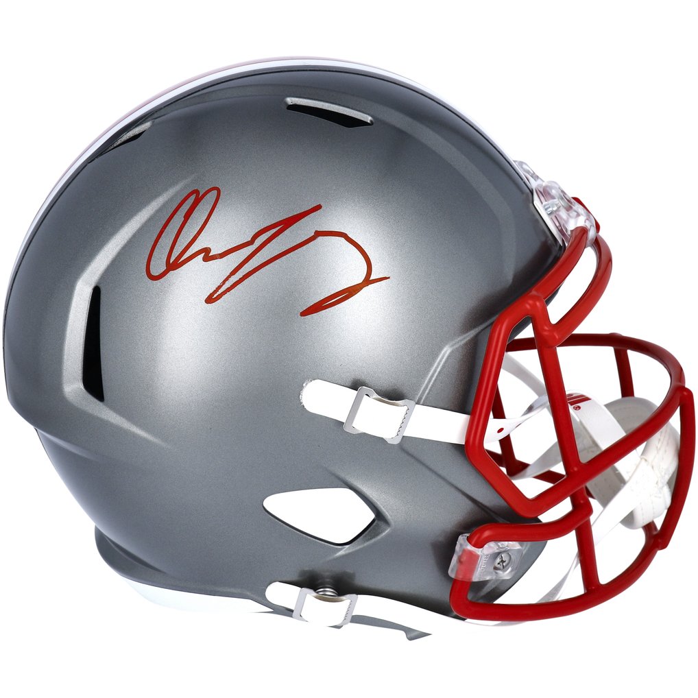Chase Young Ohio State Buckeyes Fanatics Authentic Autographed Riddell Flash Alternate Speed Replica Helmet