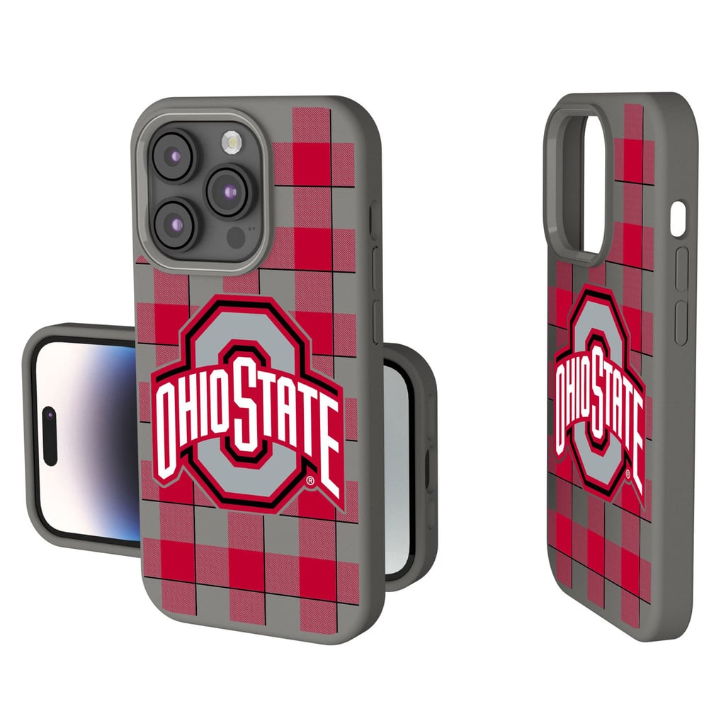 Ohio State Buckeyes Keyscaper Plaid Soft Touch iPhone Case