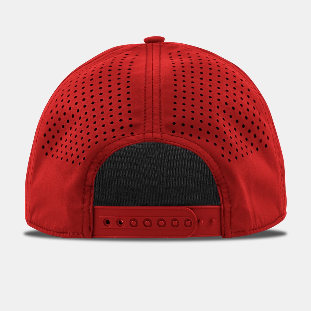  Ohio State Buckeyes Branded Bills Statement Adjustable Rope Hat - Red