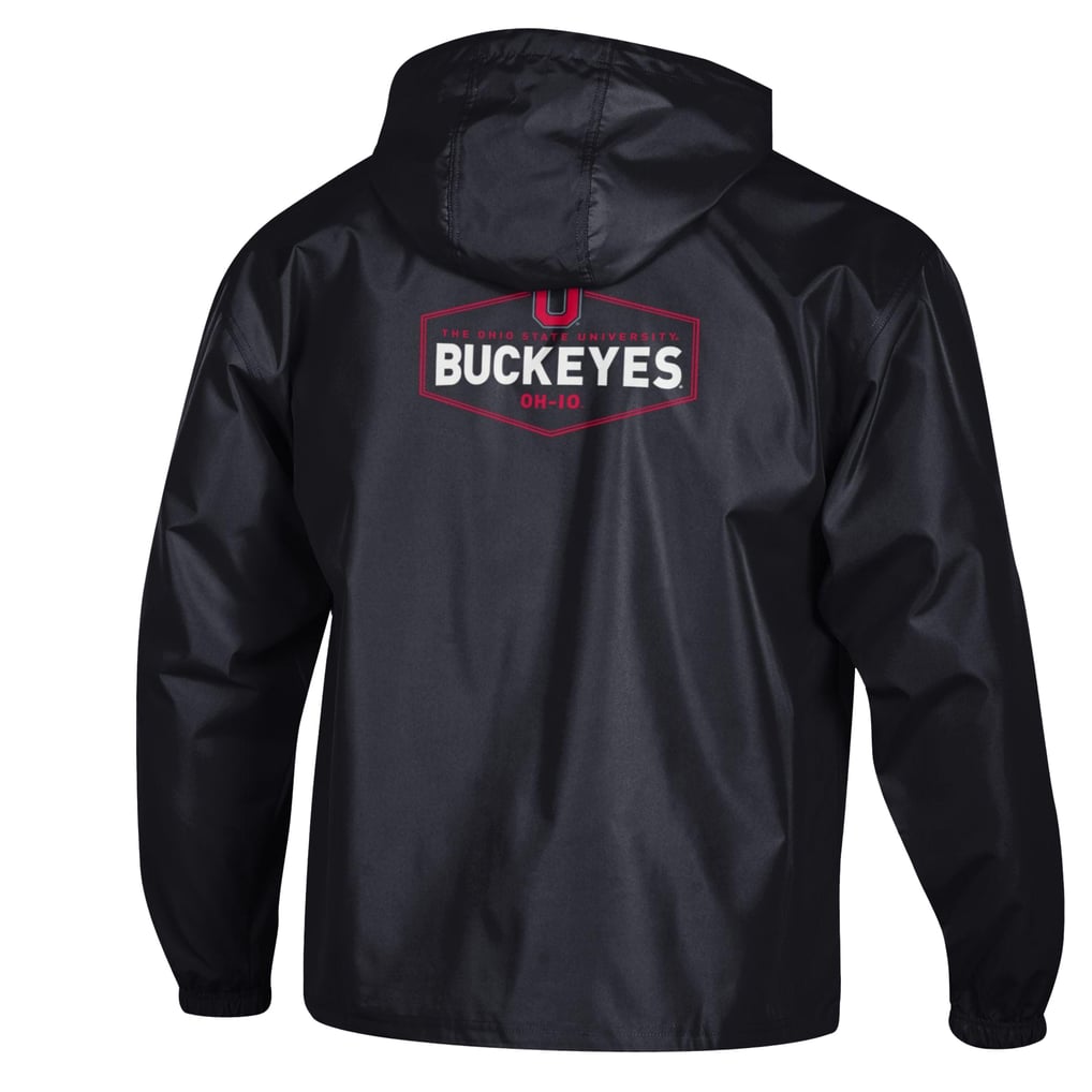 Ohio State Buckeyes Champion Delay Packable Half-Zip Jacket - Black