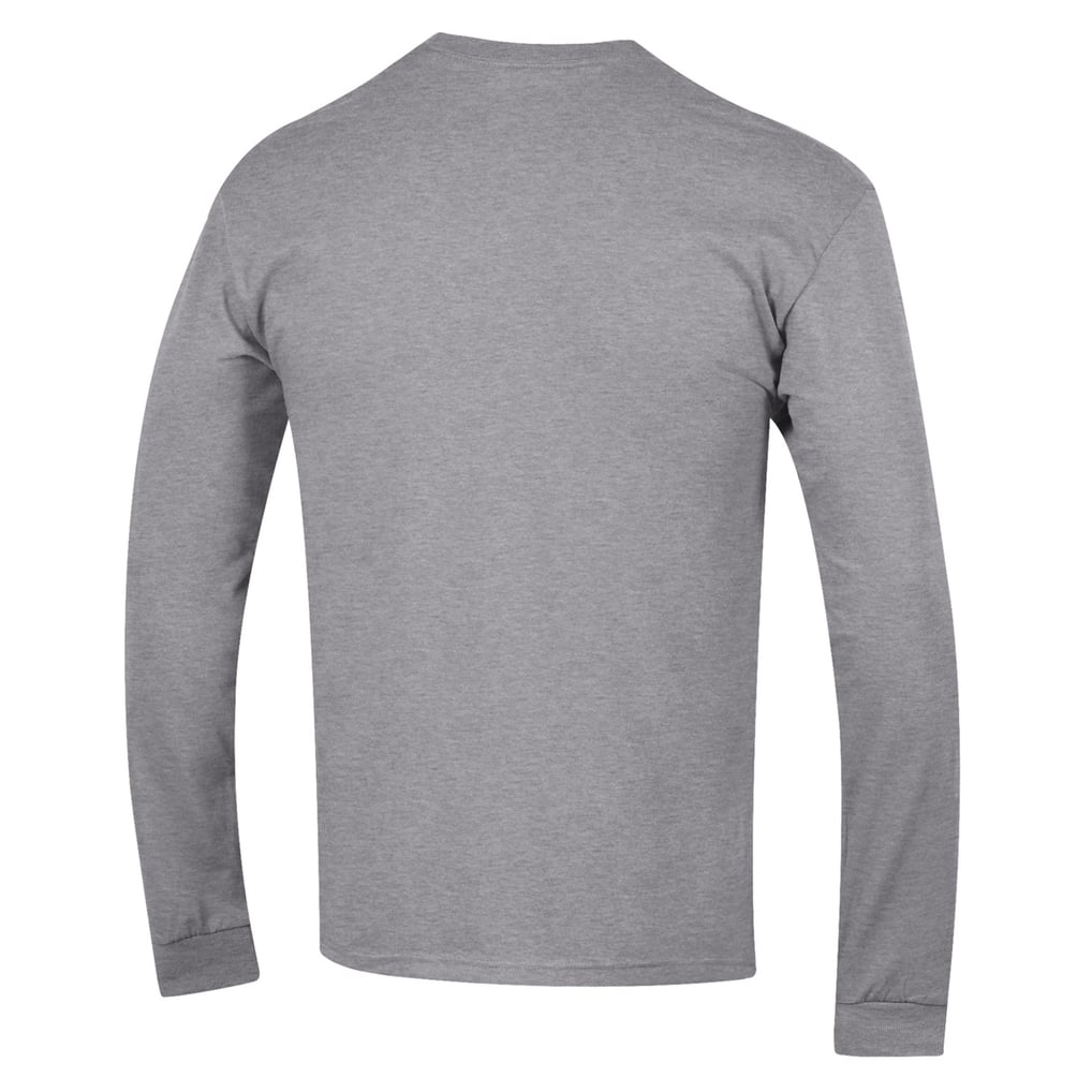 Ohio State Buckeyes Champion Wrestling Stack Logo Long Sleeve T-Shirt - Gray