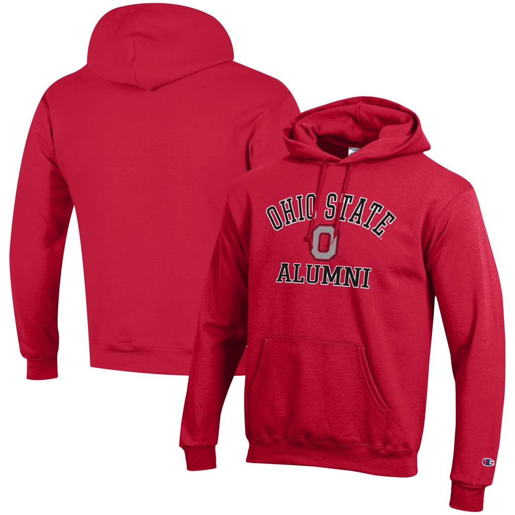  Ohio State Buckeyes Champion Alumni Logo Pullover Hoodie - Scarlet