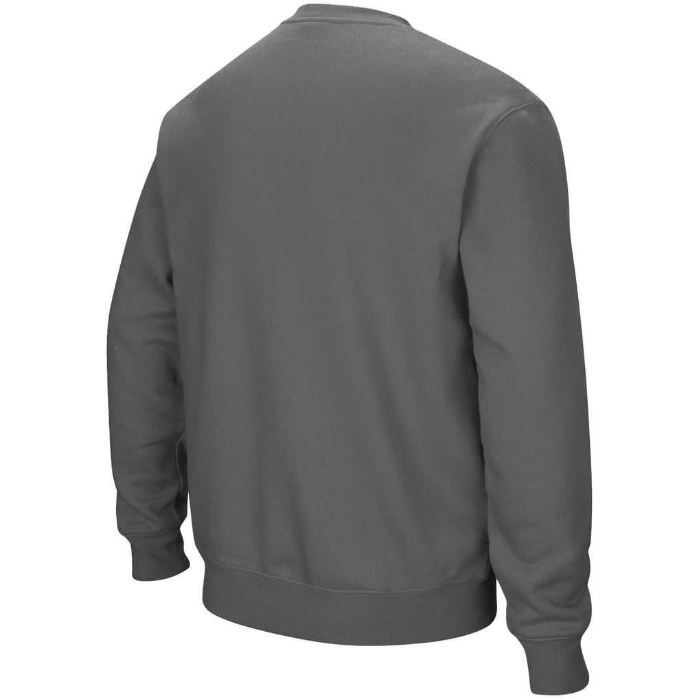 Ohio State Buckeyes Colosseum Team Arch & Logo Tackle Twill Pullover Sweatshirt - Charcoal