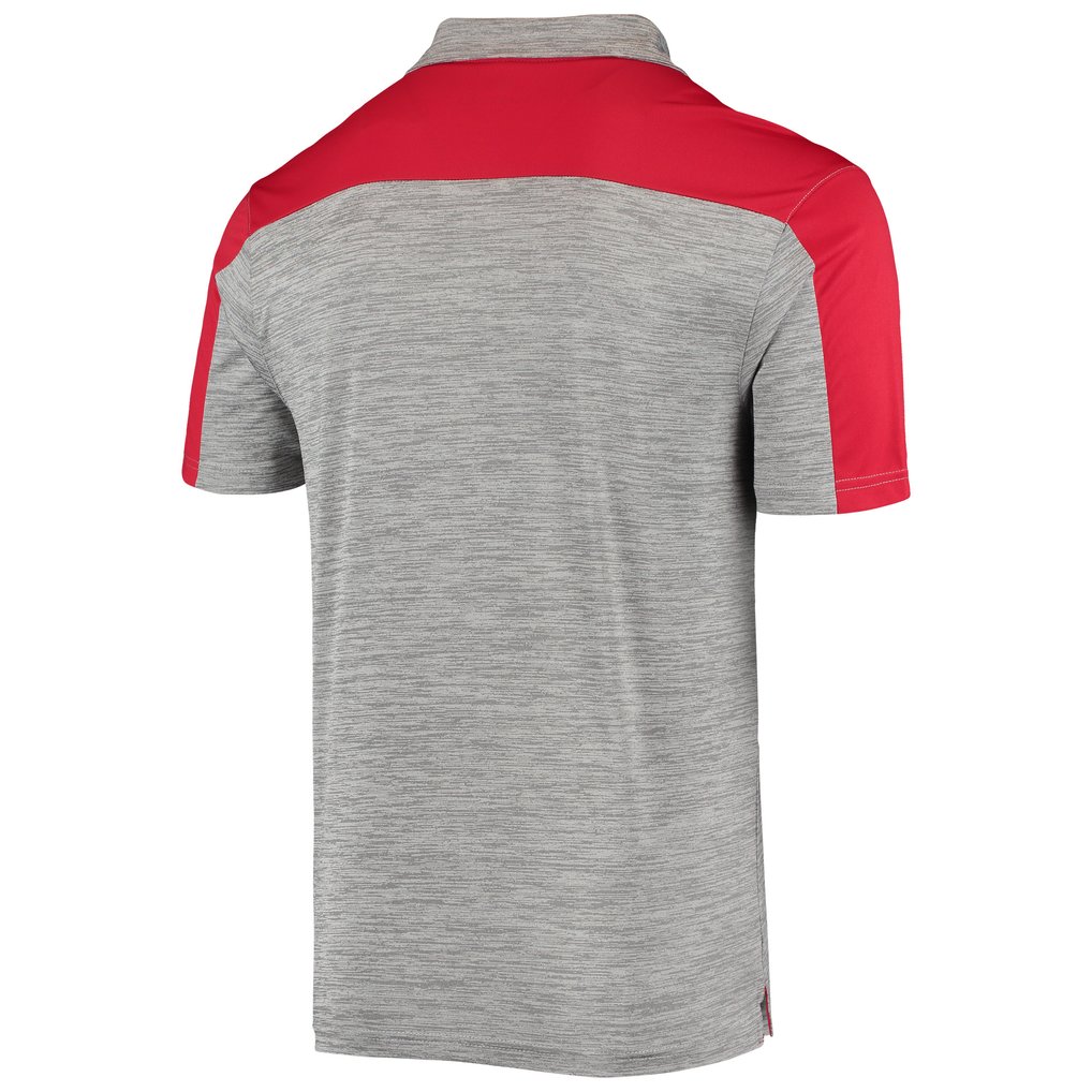 Ohio State Buckeyes Colosseum Einstein Polo - Gray/Scarlet