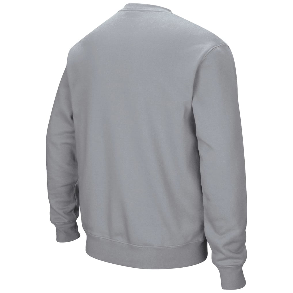 Ohio State Buckeyes Colosseum Team Arch & Logo Tackle Twill Pullover Sweatshirt - Heathered Gray