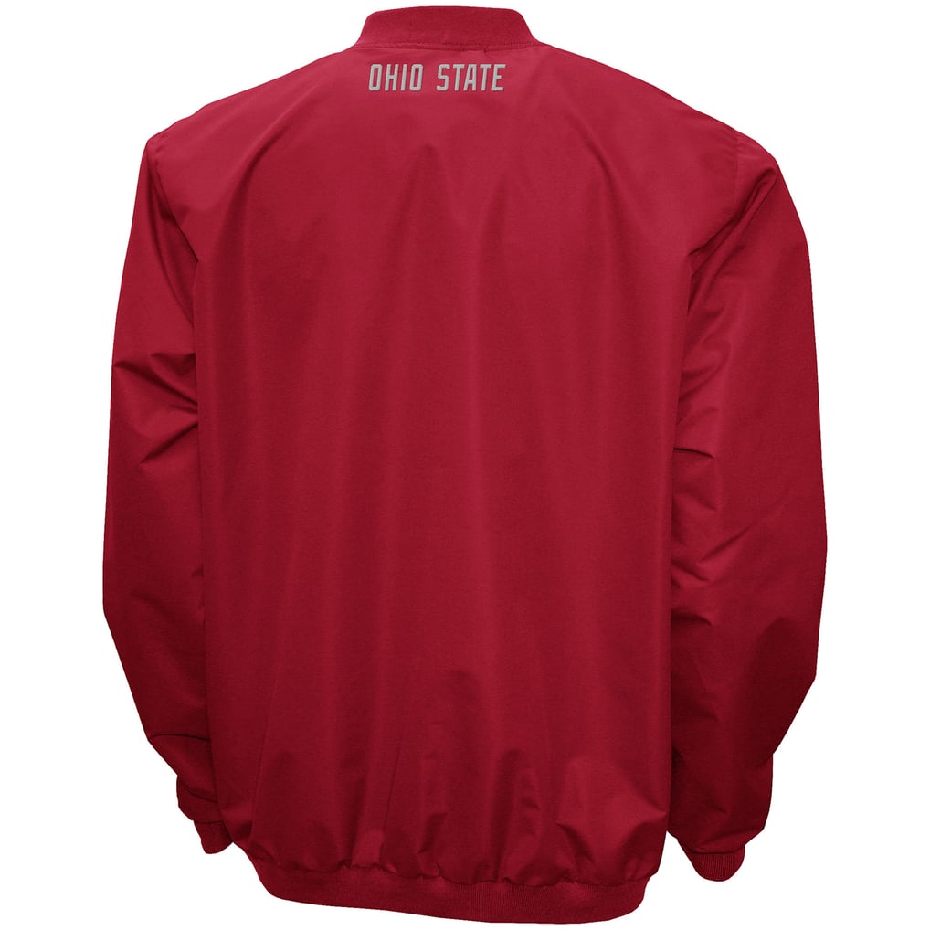Ohio State Buckeyes Franchise Club Big Logo Windshell V-Neck Pullover Jacket - Scarlet
