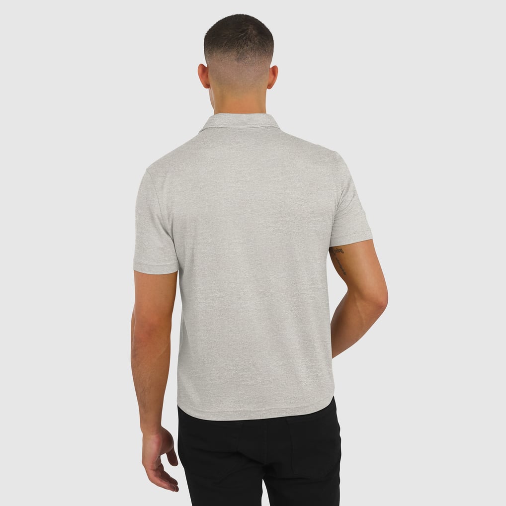  Ohio State Buckeyes J. Palmer Four Down Polo - Cream