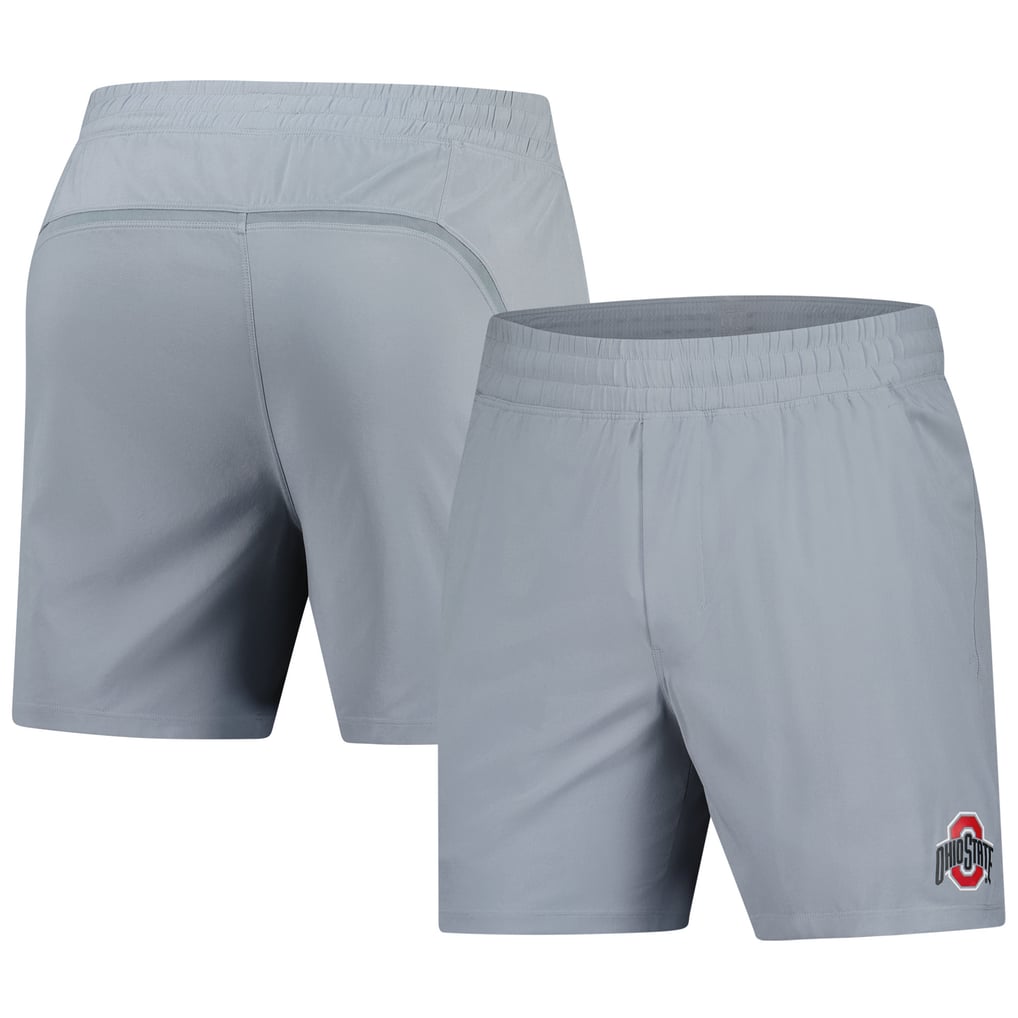 Ohio State Buckeyes lululemon Pace Breaker 5" Performance Shorts - Gray