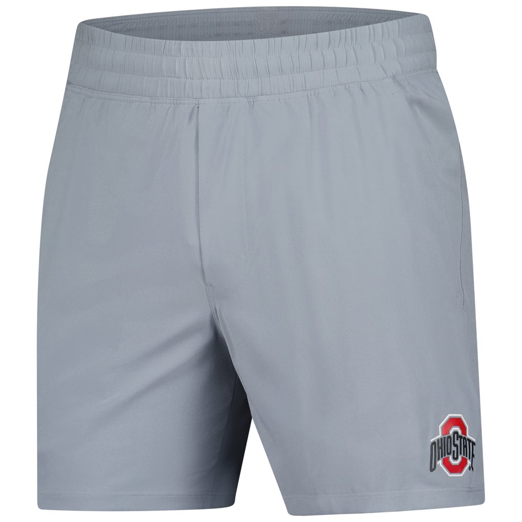 Ohio State Buckeyes lululemon Pace Breaker 5" Performance Shorts - Gray