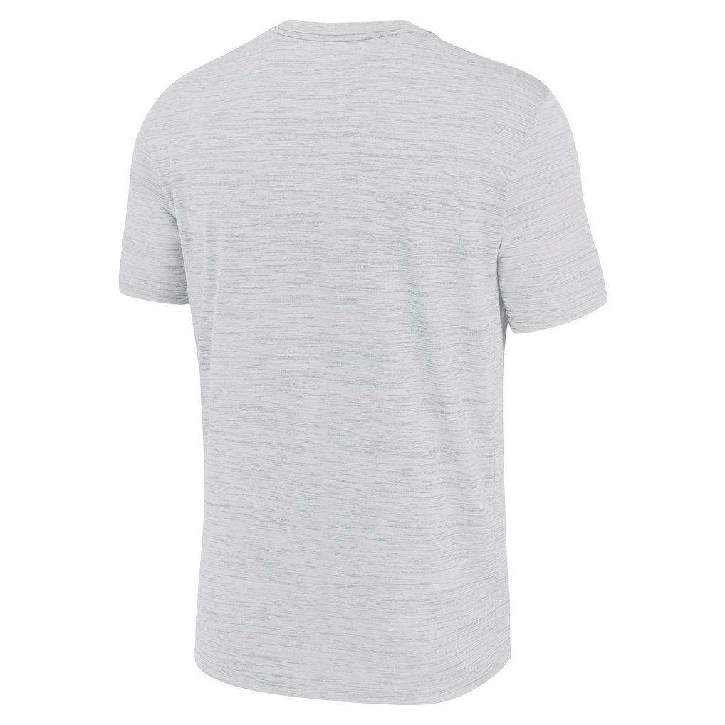 Ohio State Buckeyes Nike Velocity Baseball Wordmark Stack Dri-FIT T-Shirt - Ash