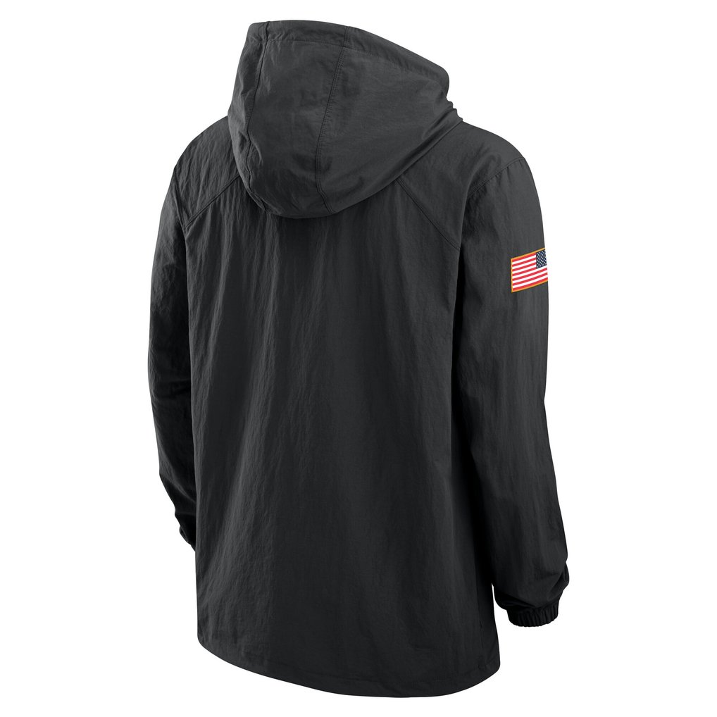 Ohio State Buckeyes Nike  2025 NCAA Military Appreciation Full-Snap Jacket - Black