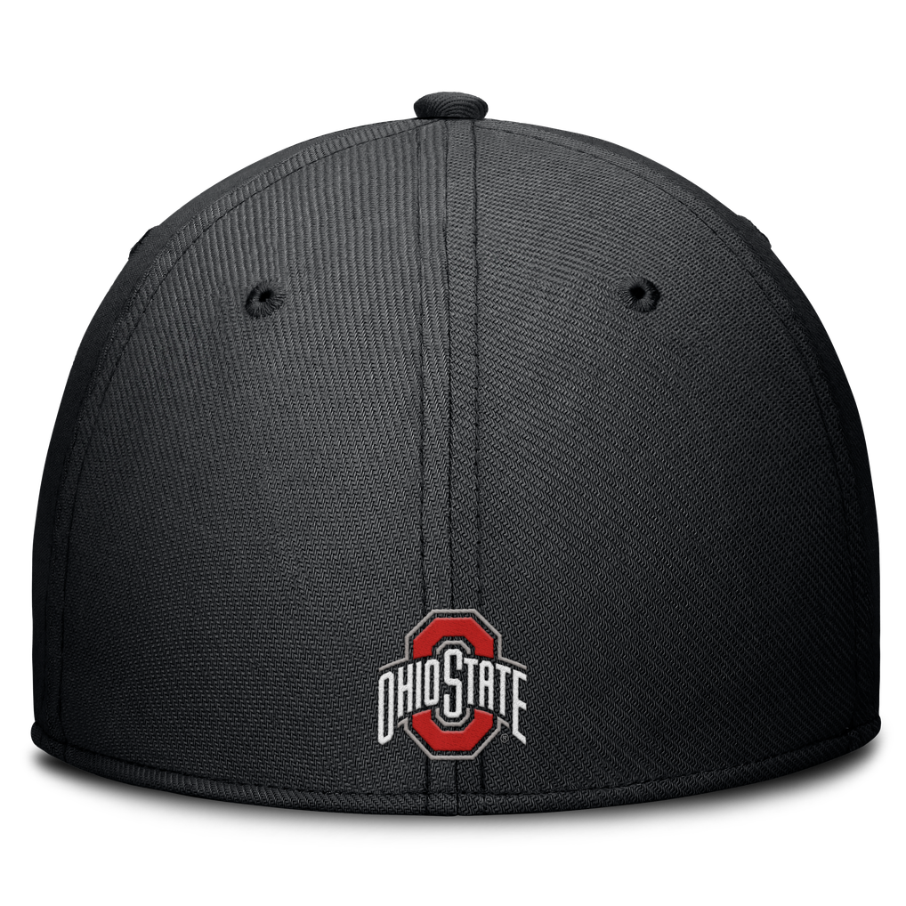 Ohio State Buckeyes Nike Rise THE Dri-FIT Flex Hat - Black