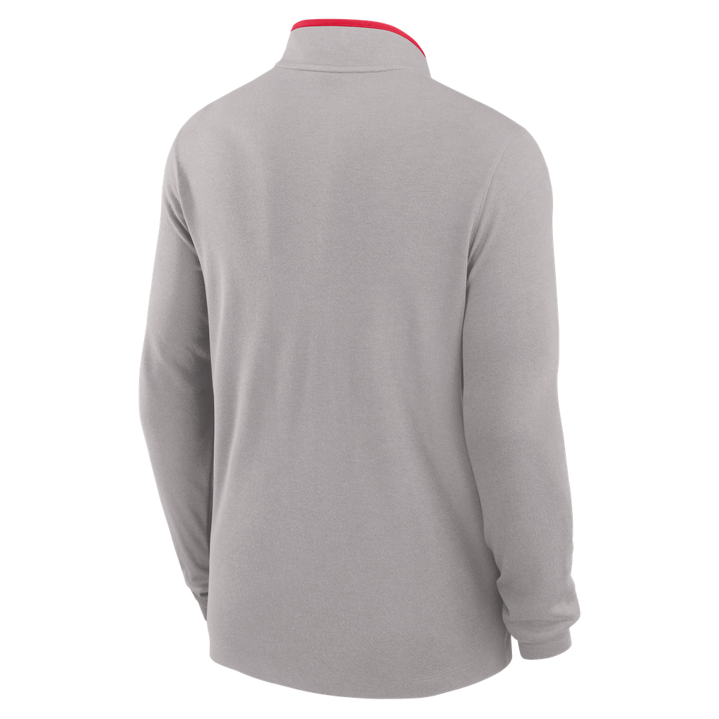  Ohio State Buckeyes Nike Courtside Victory Dri-FIT Half-Zip Pullover - Gray