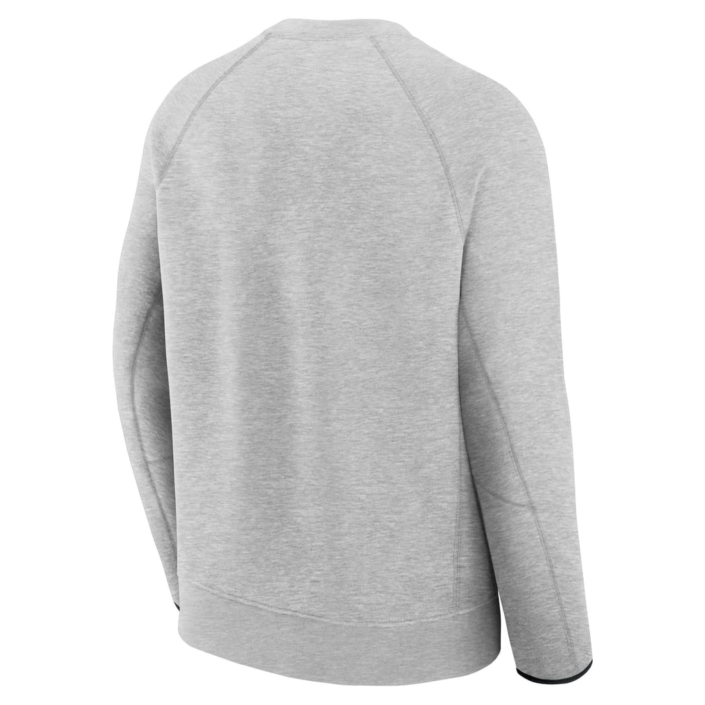 Ohio State Buckeyes Nike Tech Fleece Raglan Sweatshirt - Heather Gray