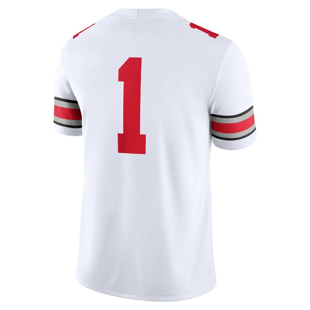 #1 Ohio State Buckeyes Nike Game Jersey - White