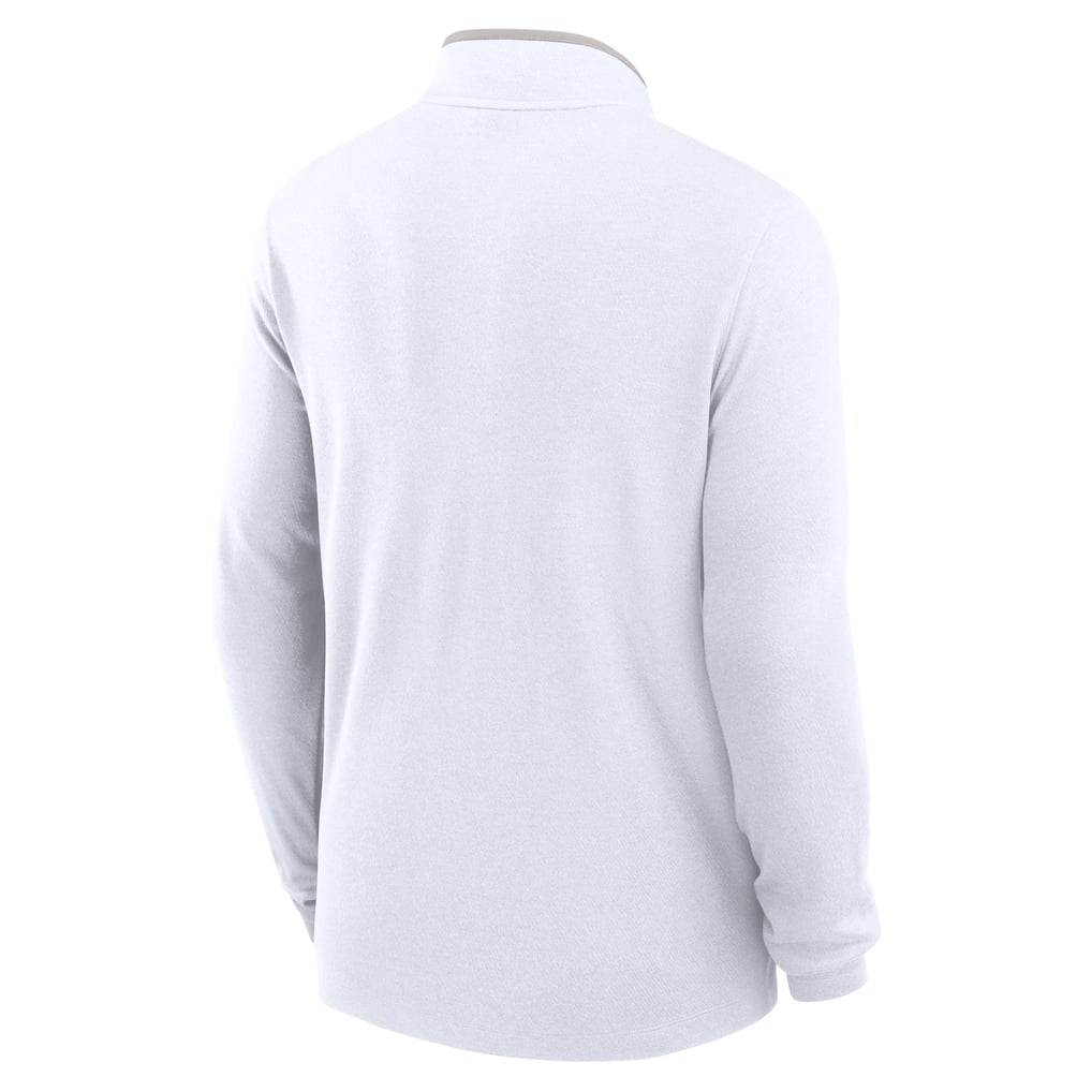 Ohio State Buckeyes Nike Courtside Victory Dri-FIT Half-Zip Pullover - White