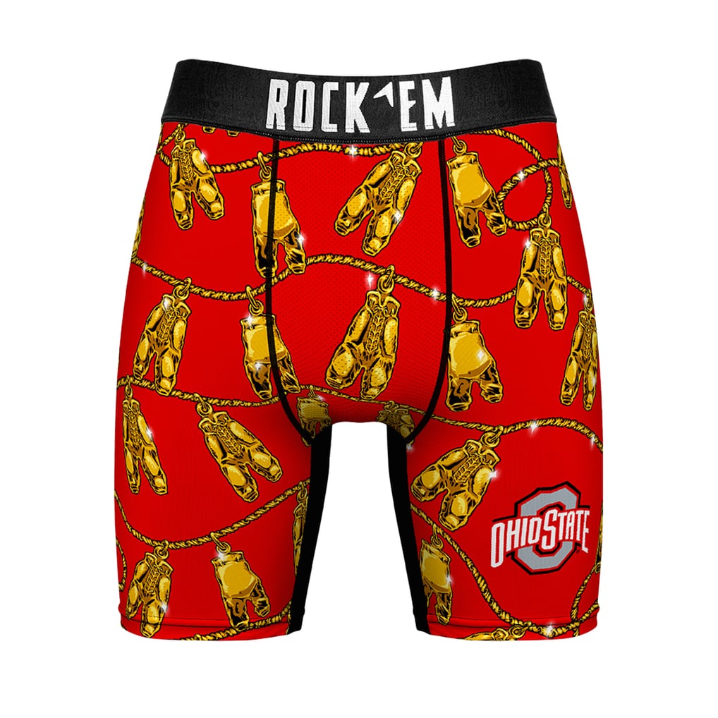 Ohio State Buckeyes Rock Em Socks Localized Boxer Briefs - Scarlet