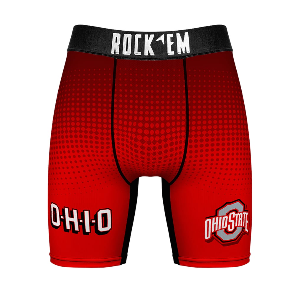 Ohio State Buckeyes Rock Em Socks Slogan Boxer Briefs - Scarlet