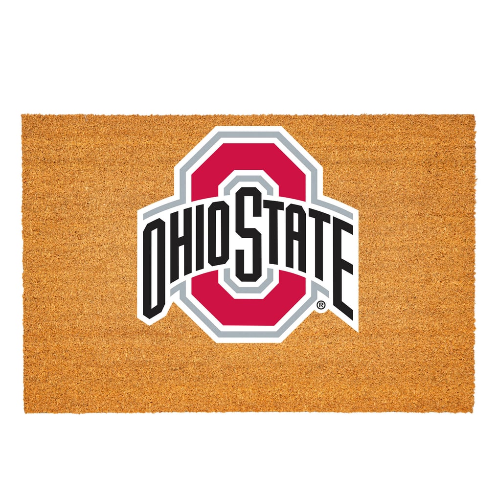 Ohio State Buckeyes 24" x 36" Team Logo Personalized Coir Door Mat