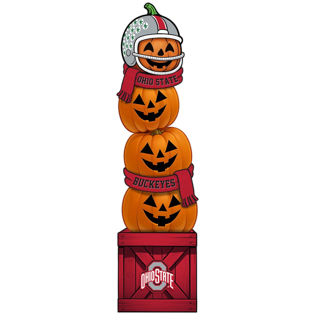 Ohio State Buckeyes 31" Stacked Pumpkin Leaner