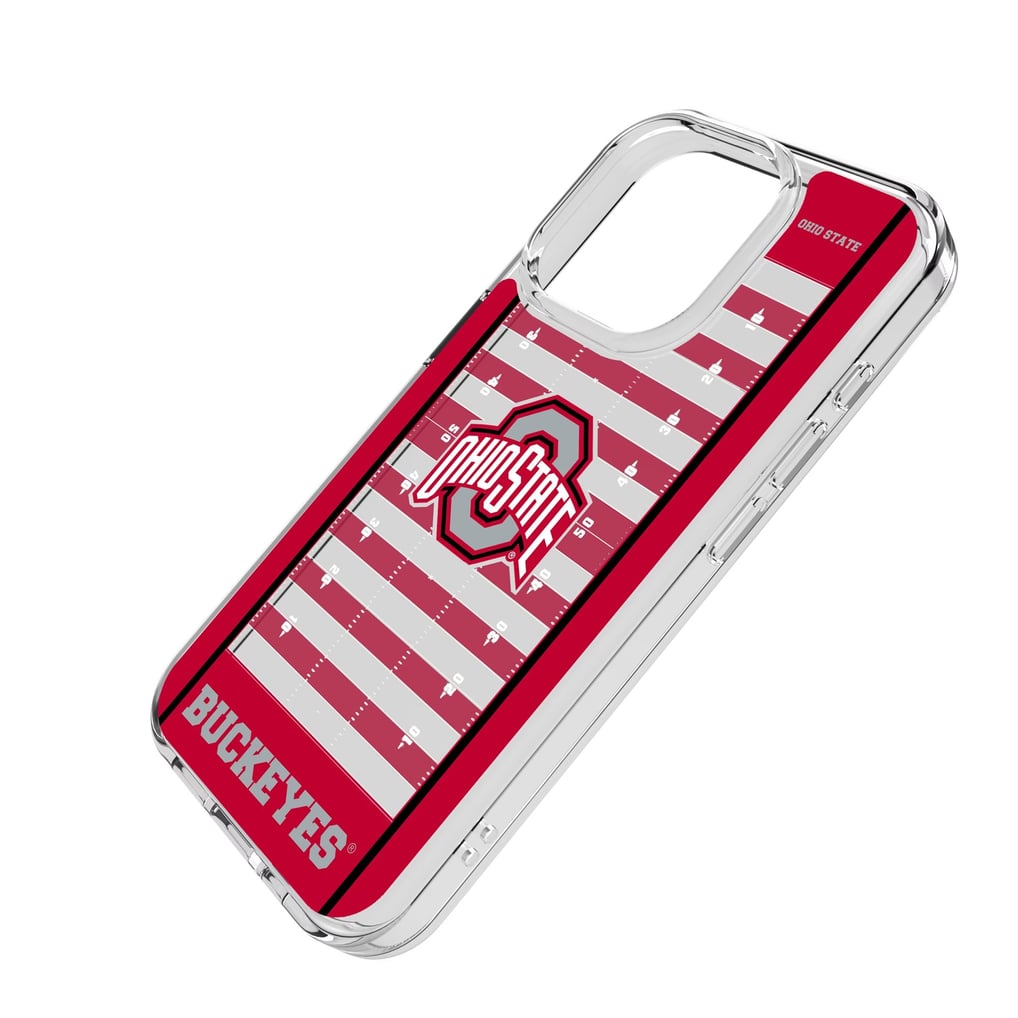 Ohio State Buckeyes iPhone Clear Football Field Design Case