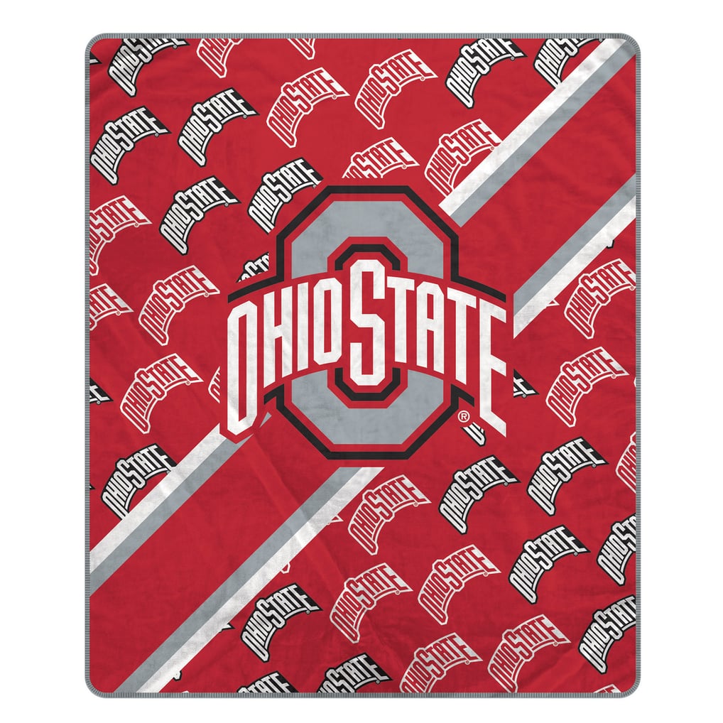 Ohio State Buckeyes Pegasus 60" x 70" Diagonal Lined Wordmark Ultra Soft Blanket