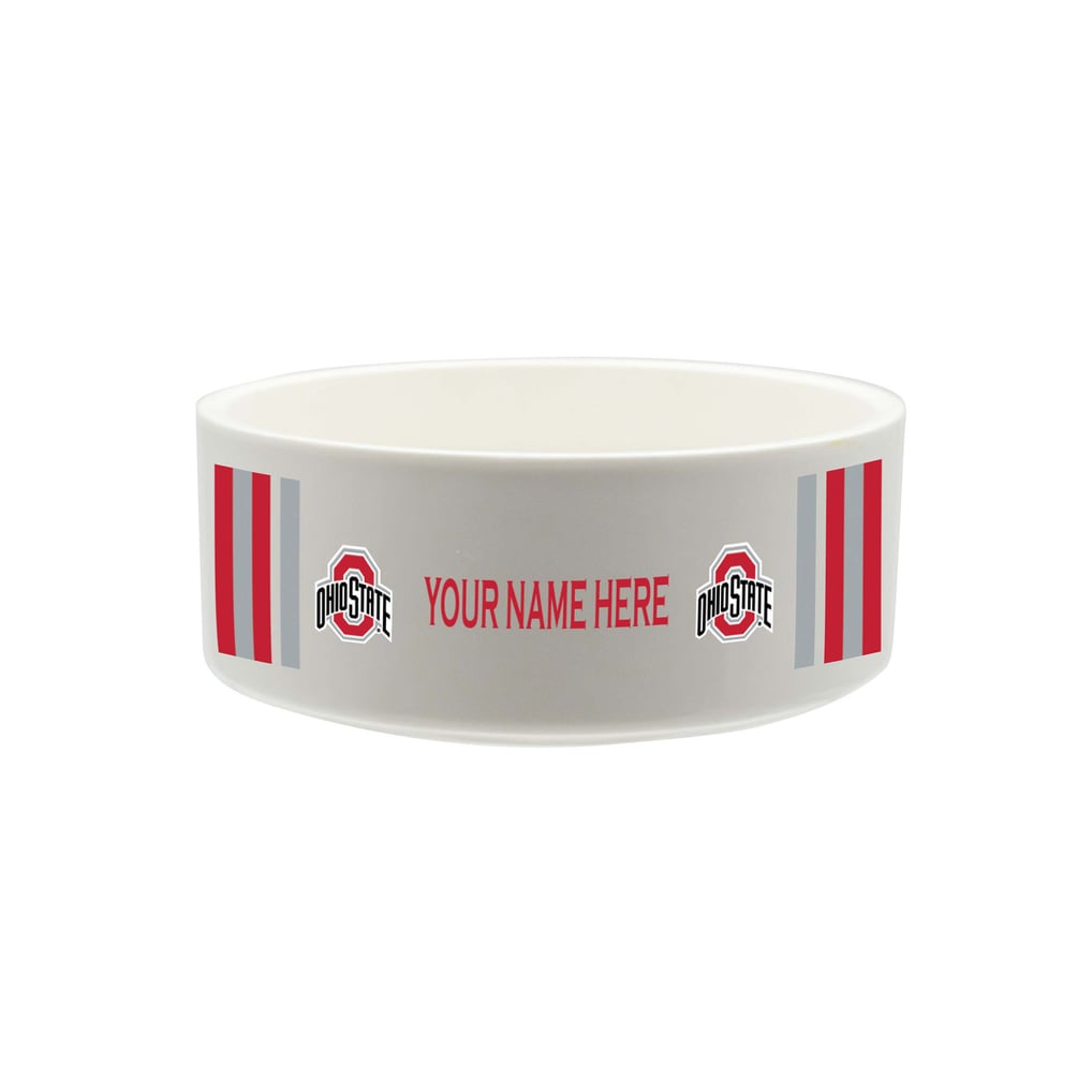 Ohio State Buckeyes The Memory Company 35oz. Personalized Ceramic Pet Bowl