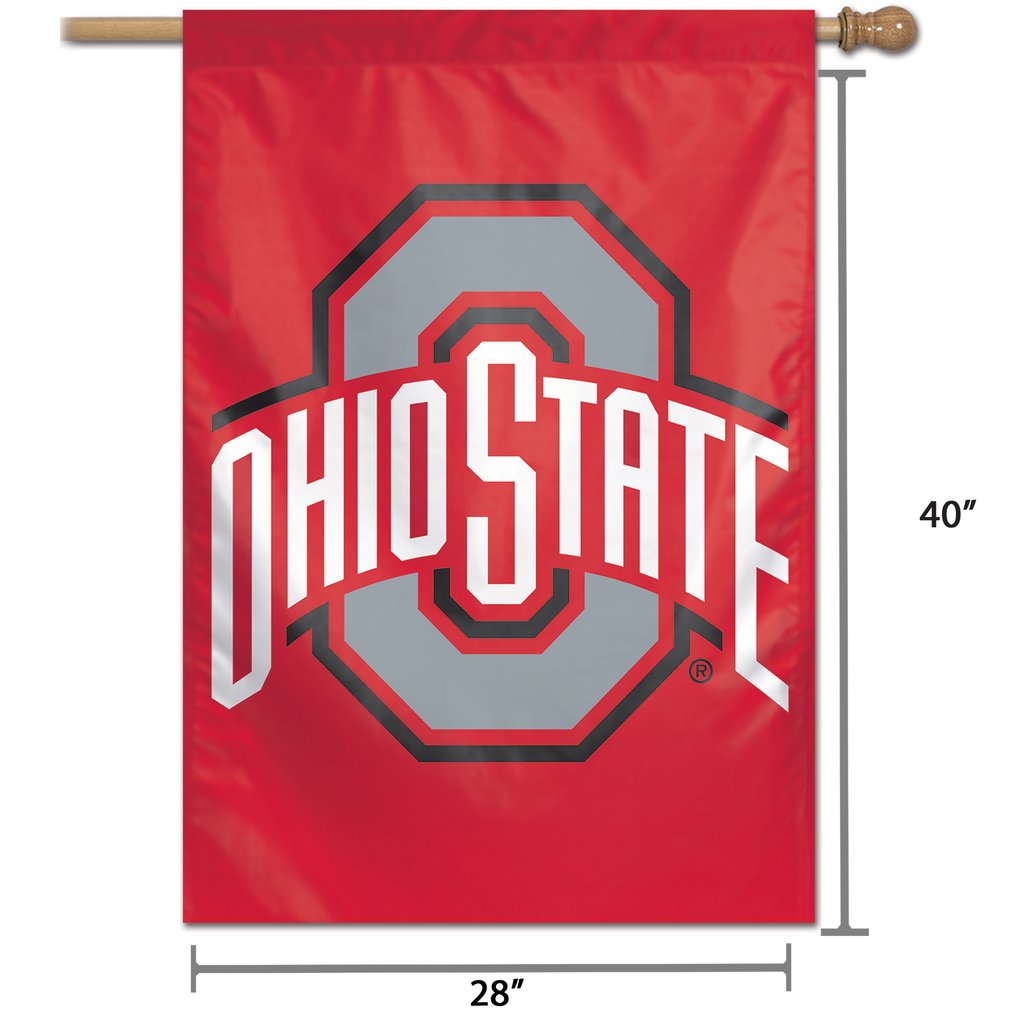 Ohio State Buckeyes WinCraft 28" x 40" Large Logo Single-Sided Vertical Banner