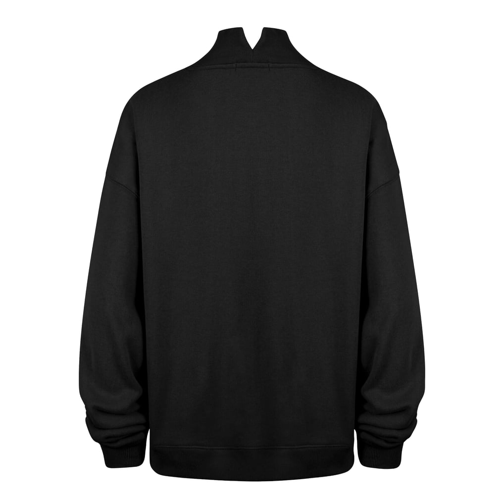  Ohio State Buckeyes '47 Women's Mock Neck Sweatshirt - Black