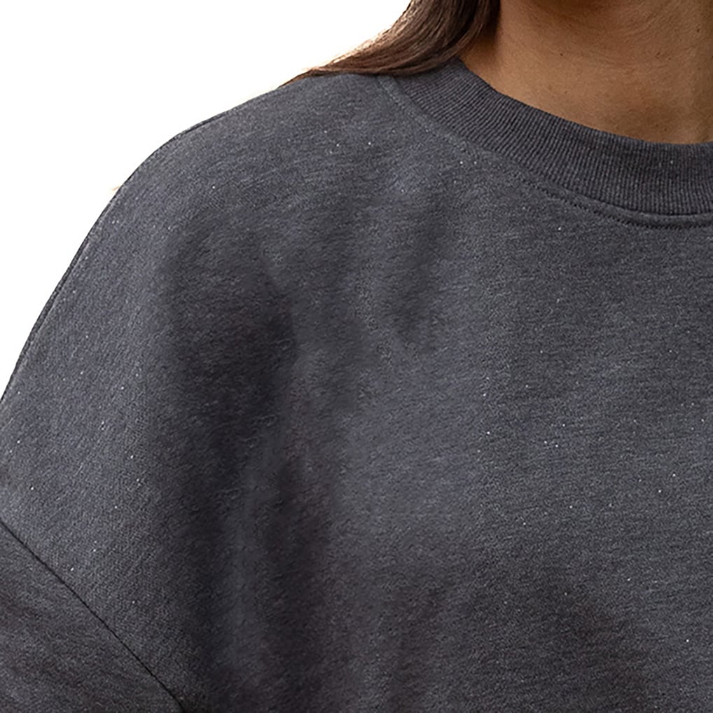 Ohio State Buckeyes Gameday Couture Women's Premium Fleece Pullover Sweatshirt - Charcoal