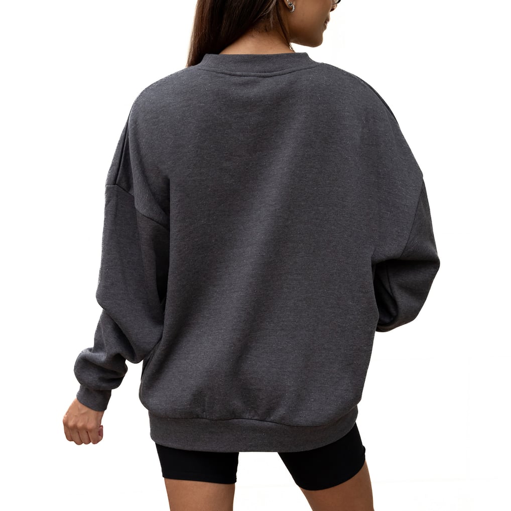 Ohio State Buckeyes Gameday Couture Women's Premium Fleece Pullover Sweatshirt - Charcoal