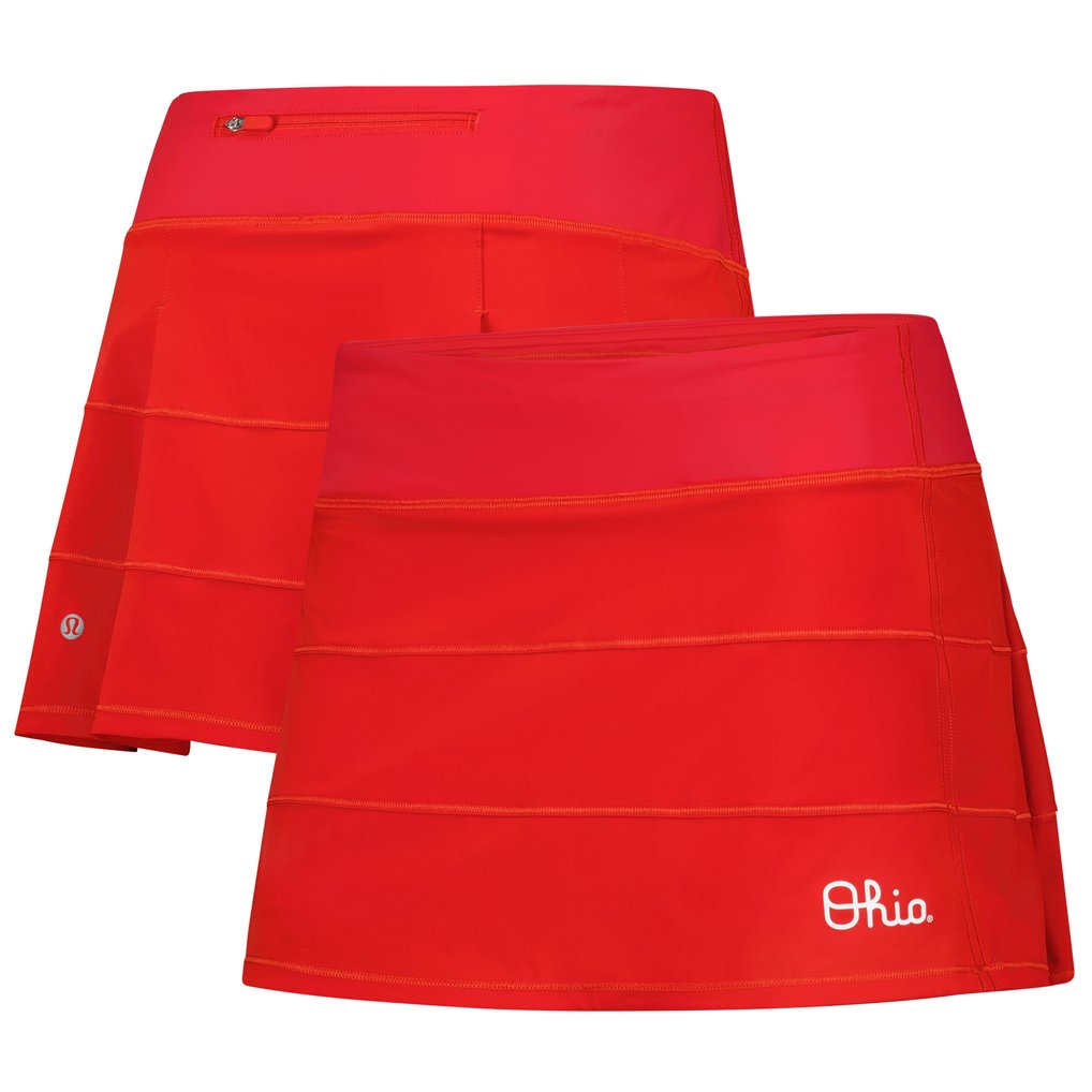 Ohio State Buckeyes lululemon Women's Pace Rival Skirt - Scarlet
