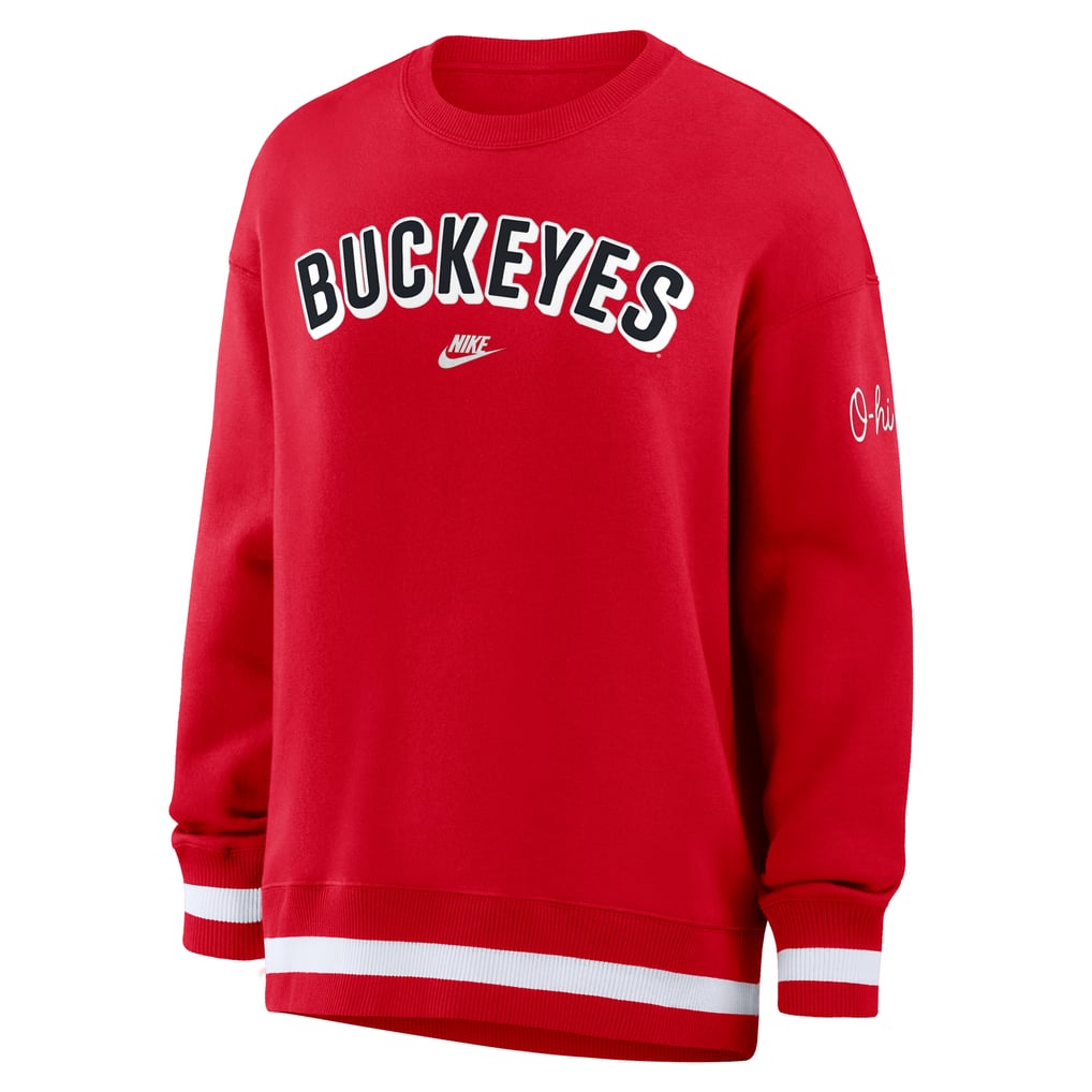 Ohio State Buckeyes Nike Women's Oversized Legacy Phoenix Sweatshirt - Scarlet