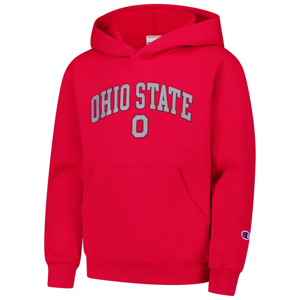 Ohio State Buckeyes Champion Youth Campus Pullover Hoodie - Scarlet