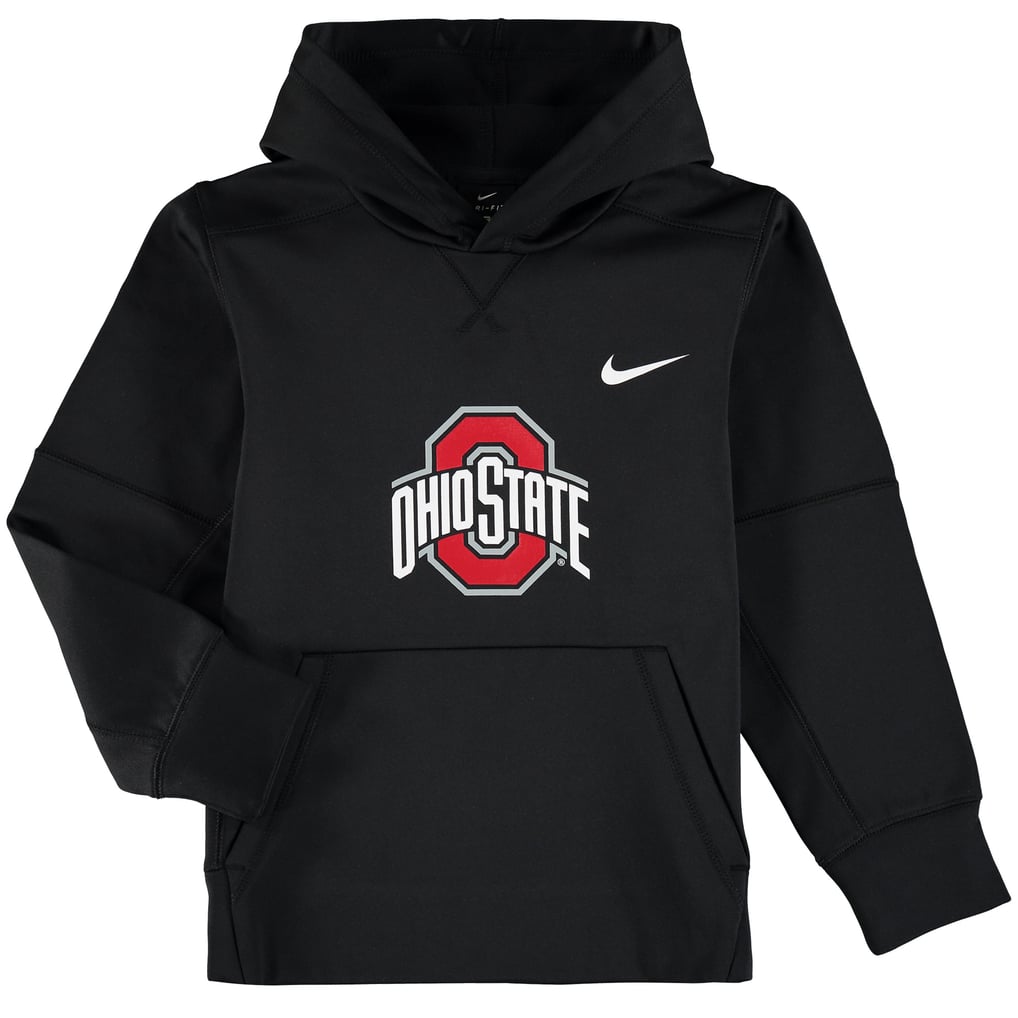Ohio State Buckeyes Nike Youth Logo KO Pullover Performance Hoodie - Black