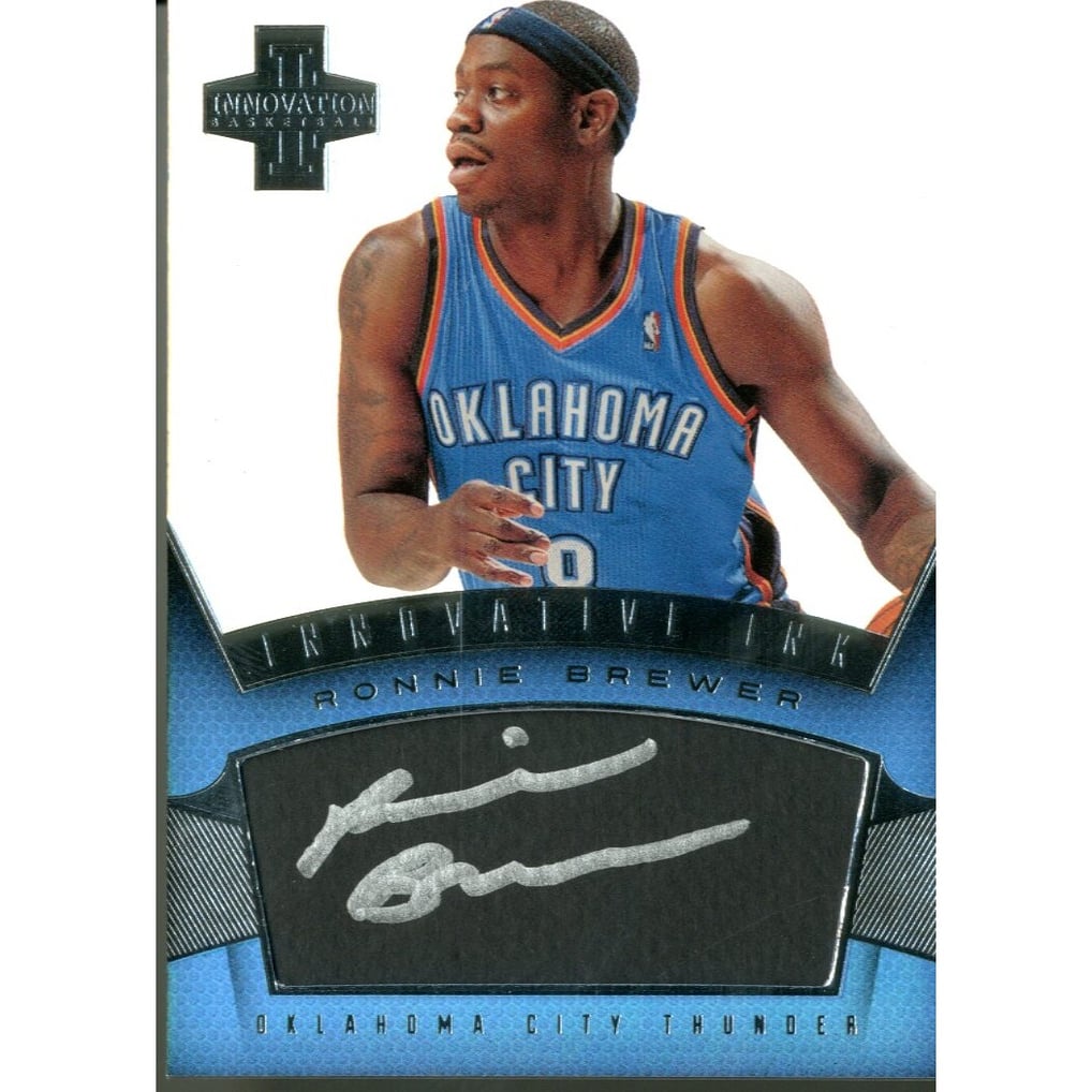 2012-13 Innovation Innovative Ink #37 Ronnie Brewer