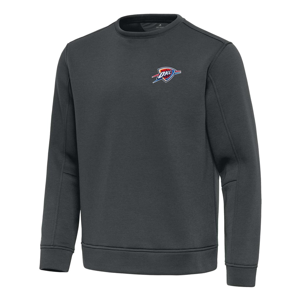  Oklahoma City Thunder Antigua Relevant Pullover Sweatshirt - Pewter