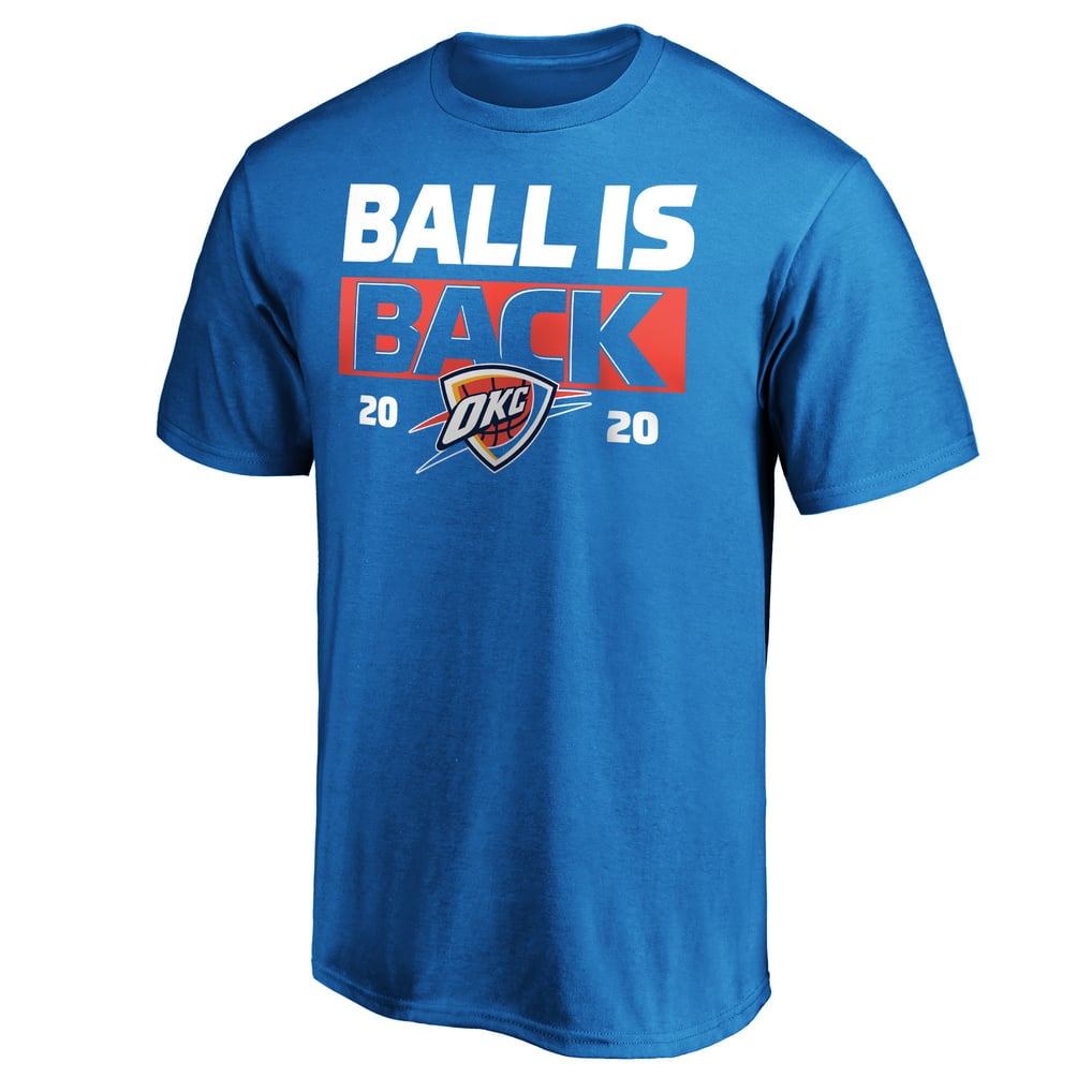Oklahoma City Thunder Ball Is Back T-Shirt - Blue