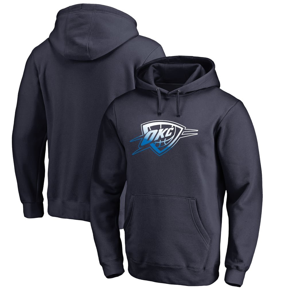 Oklahoma City Thunder Gradient Logo Pullover Hoodie - Navy