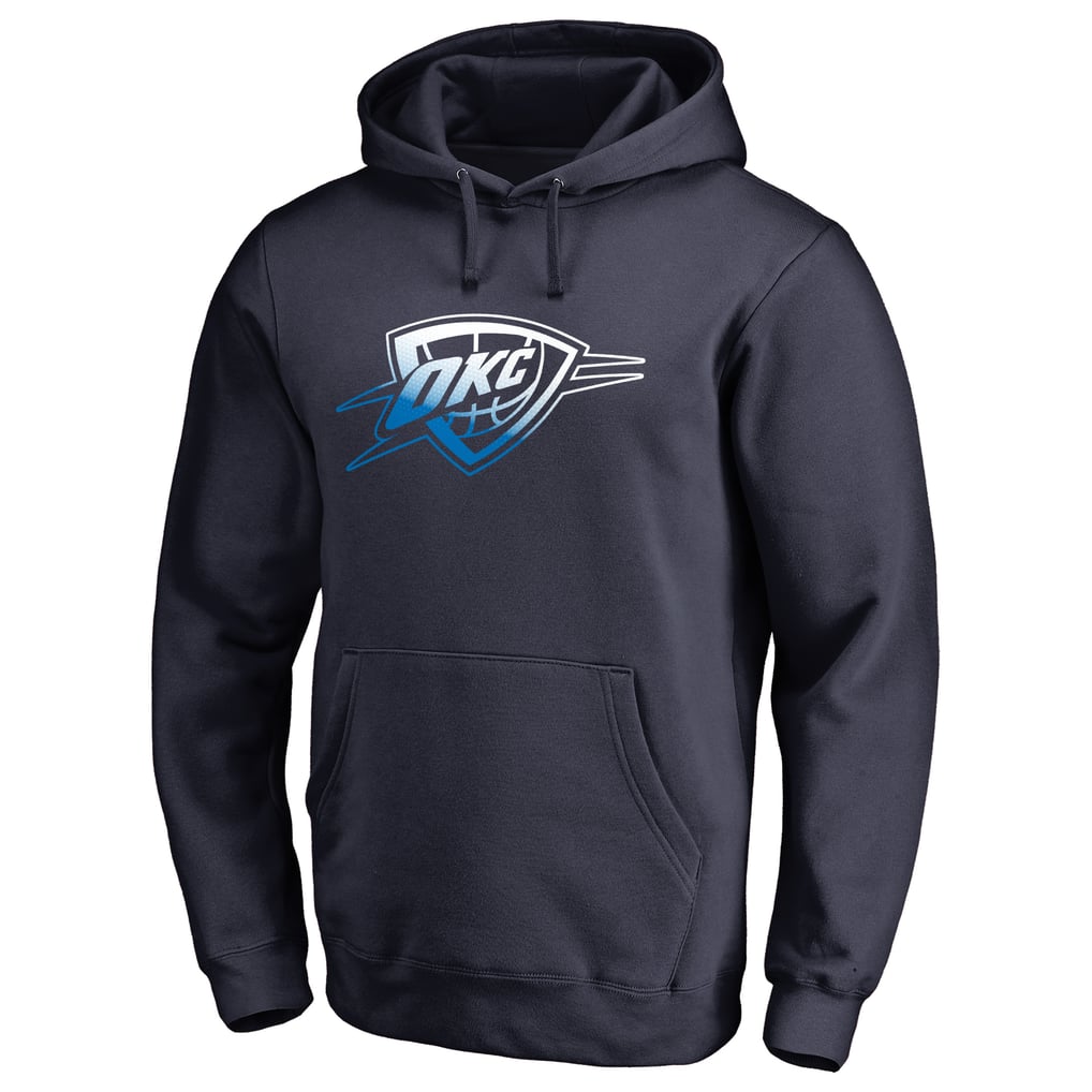 Oklahoma City Thunder Gradient Logo Pullover Hoodie - Navy