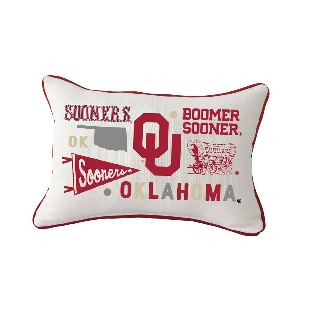  Oklahoma Sooners Little Birdie Rectangular Piped Pillow
