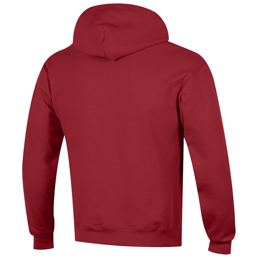 Oklahoma Sooners Champion Stack Logo Volleyball Powerblend Pullover Hoodie - Crimson