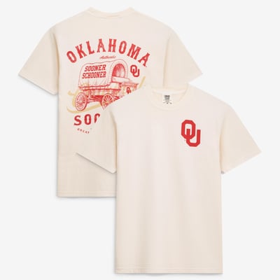  Oklahoma Sooners Vintage Mascot T-Shirt - Cream