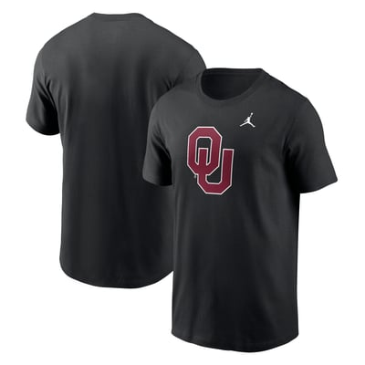 Oklahoma Sooners Jordan Brand Primetime Evergreen Logo T-Shirt - Black
