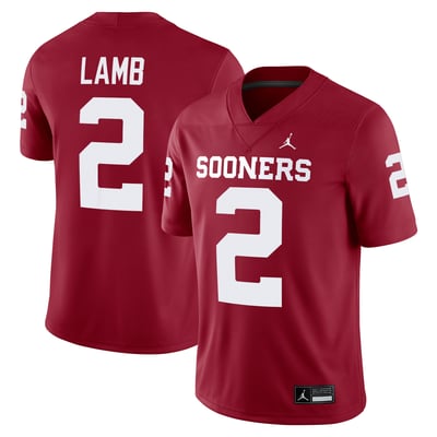 CeeDee Lamb Oklahoma Sooners Jordan Brand Alumni Player Game Jersey - Crimson