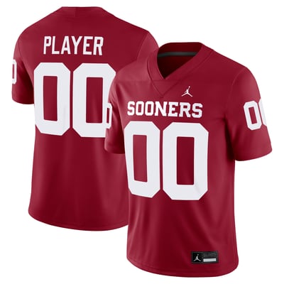 Oklahoma Sooners Jordan Brand NIL Pick-A-Player Football Replica Jersey - Crimson