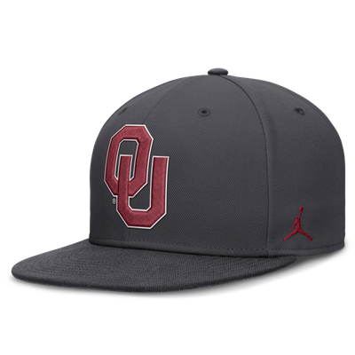 Oklahoma Sooners Nike Pro Dri-FIT Fitted Hat - Anthracite