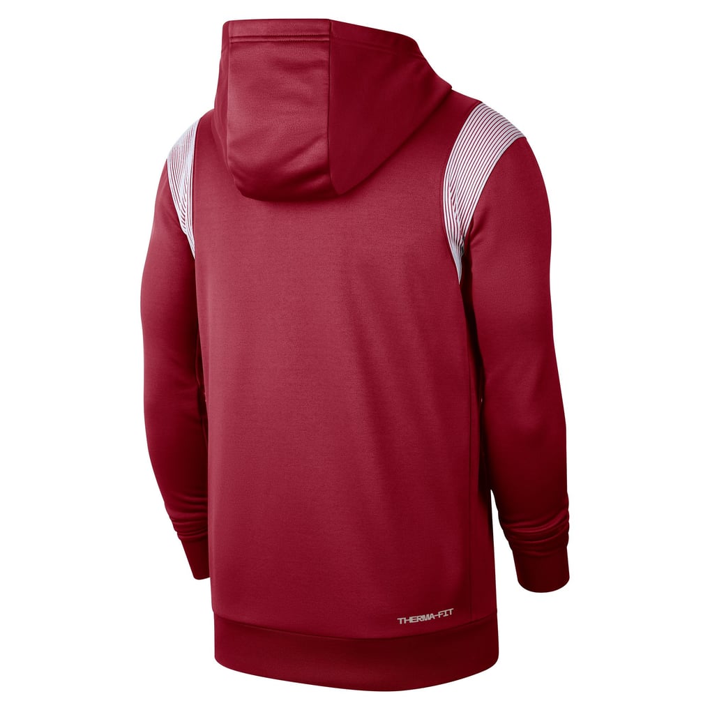 Oklahoma Sooners Nike 2022 Game Day Sideline Performance Pullover Hoodie - Crimson