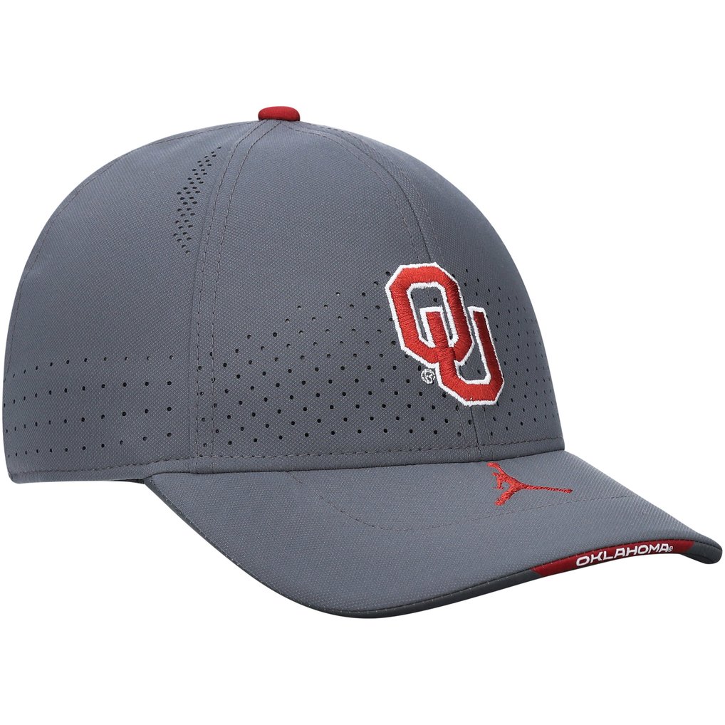 Oklahoma Sooners Nike 2021 Sideline Legacy91 Performance Adjustable Hat - Gray