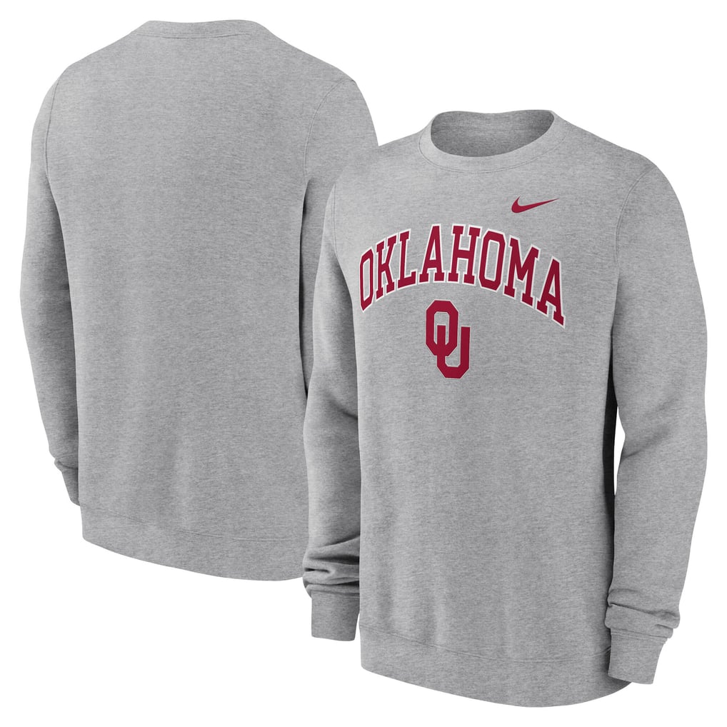 Oklahoma Sooners Nike Arch Pullover Sweatshirt - Gray